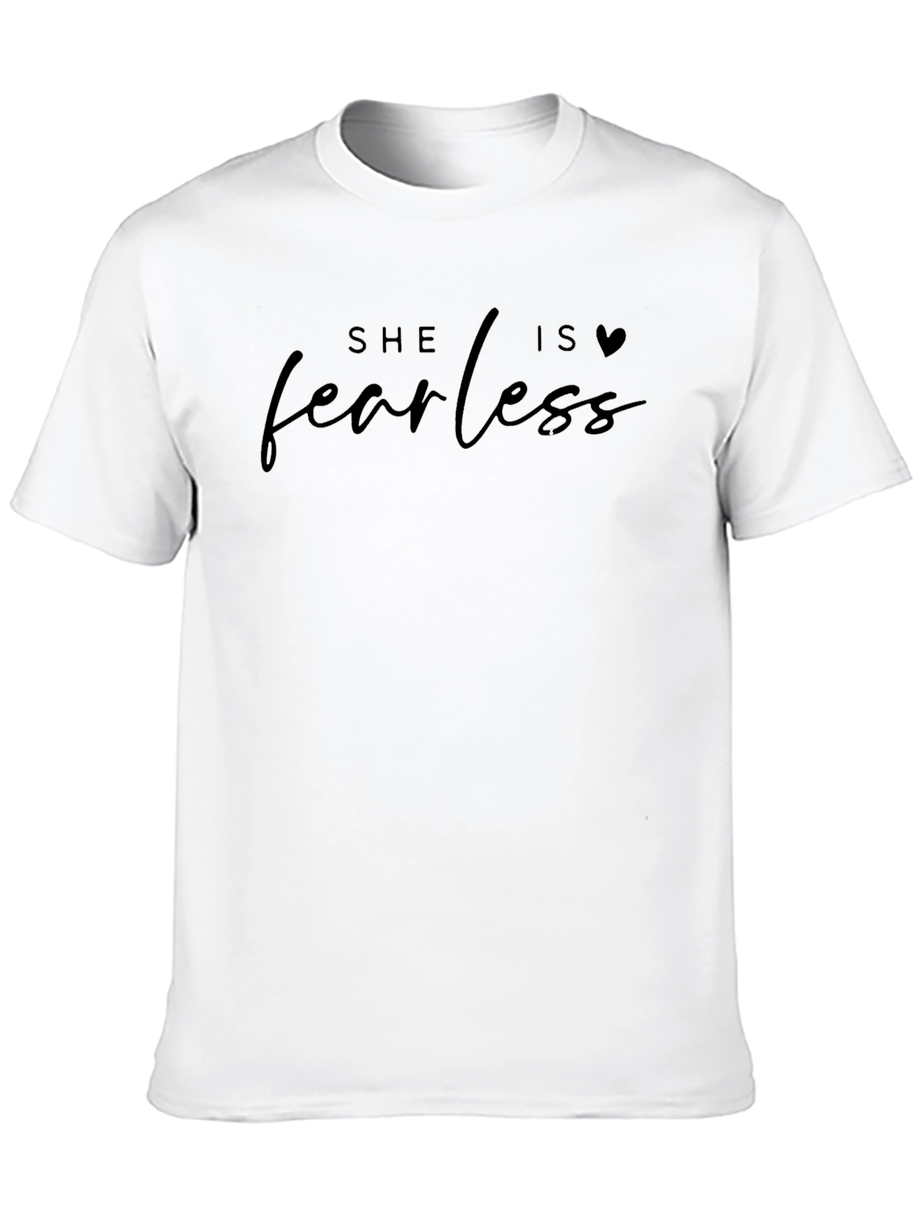 She is Fearless Black T-Shirt