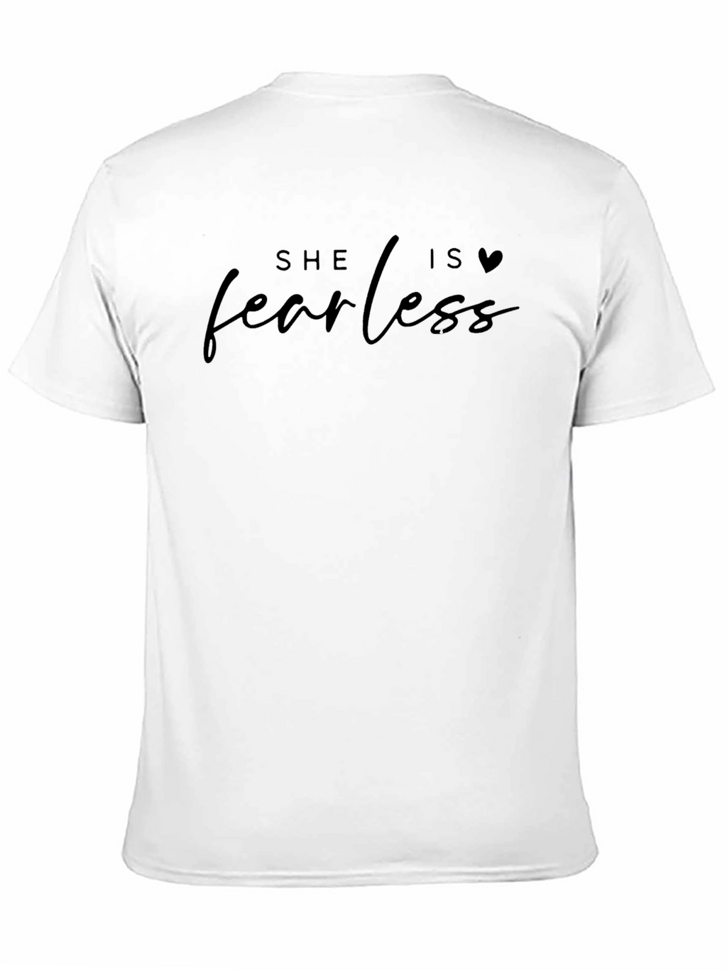 She is Fearless Black T-Shirt