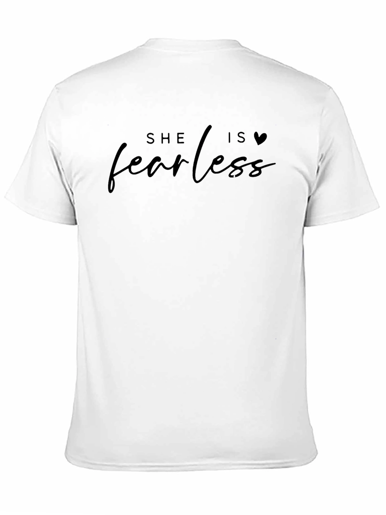 She is Fearless Black T-Shirt