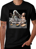 Unique Graphic Tee - Speak Lies Design
