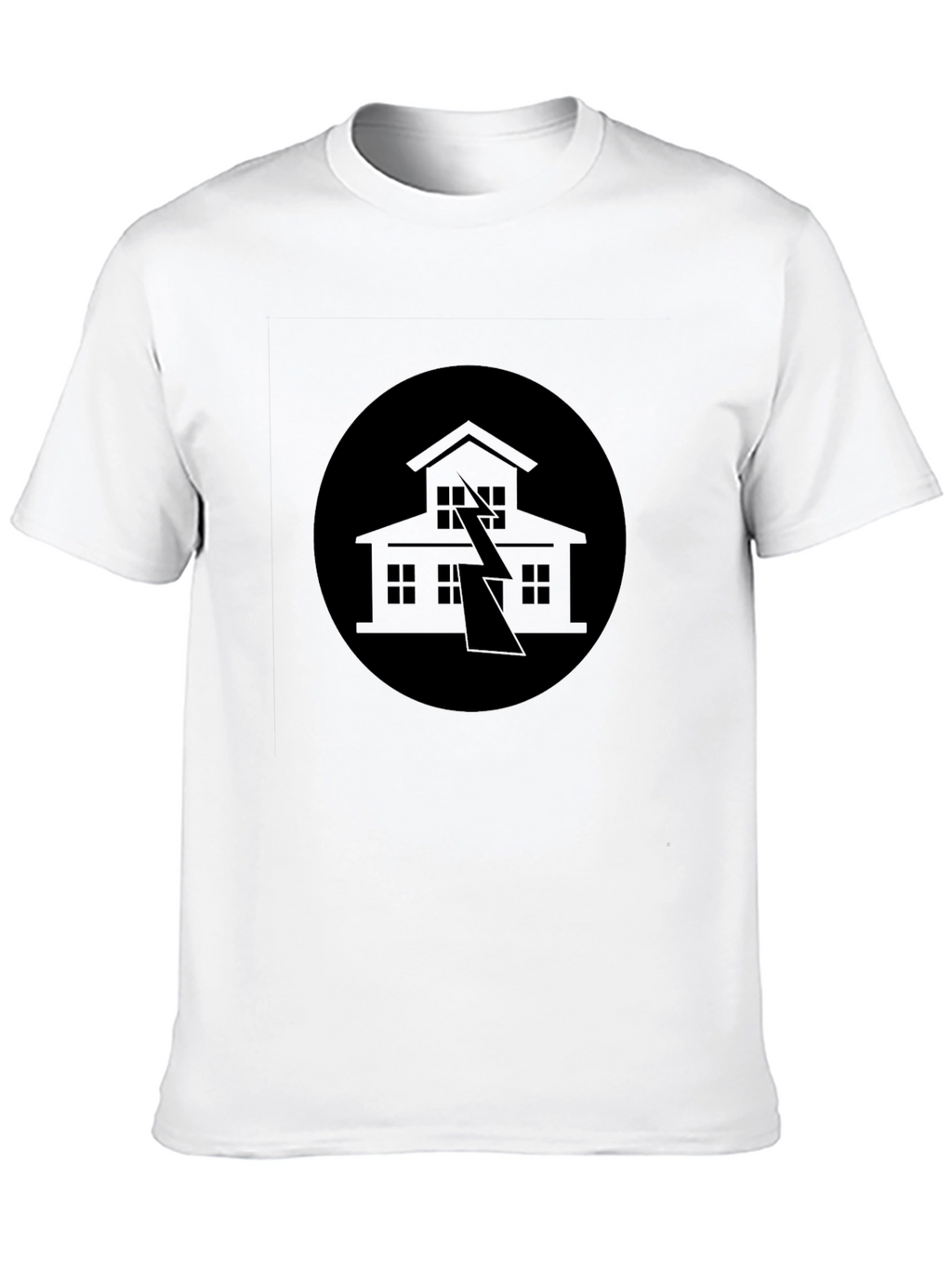 Striking Black T-Shirt with Bold Graphic Design
