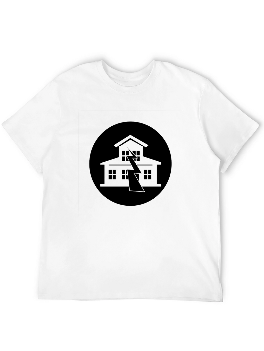 Striking Black T-Shirt with Bold Graphic Design