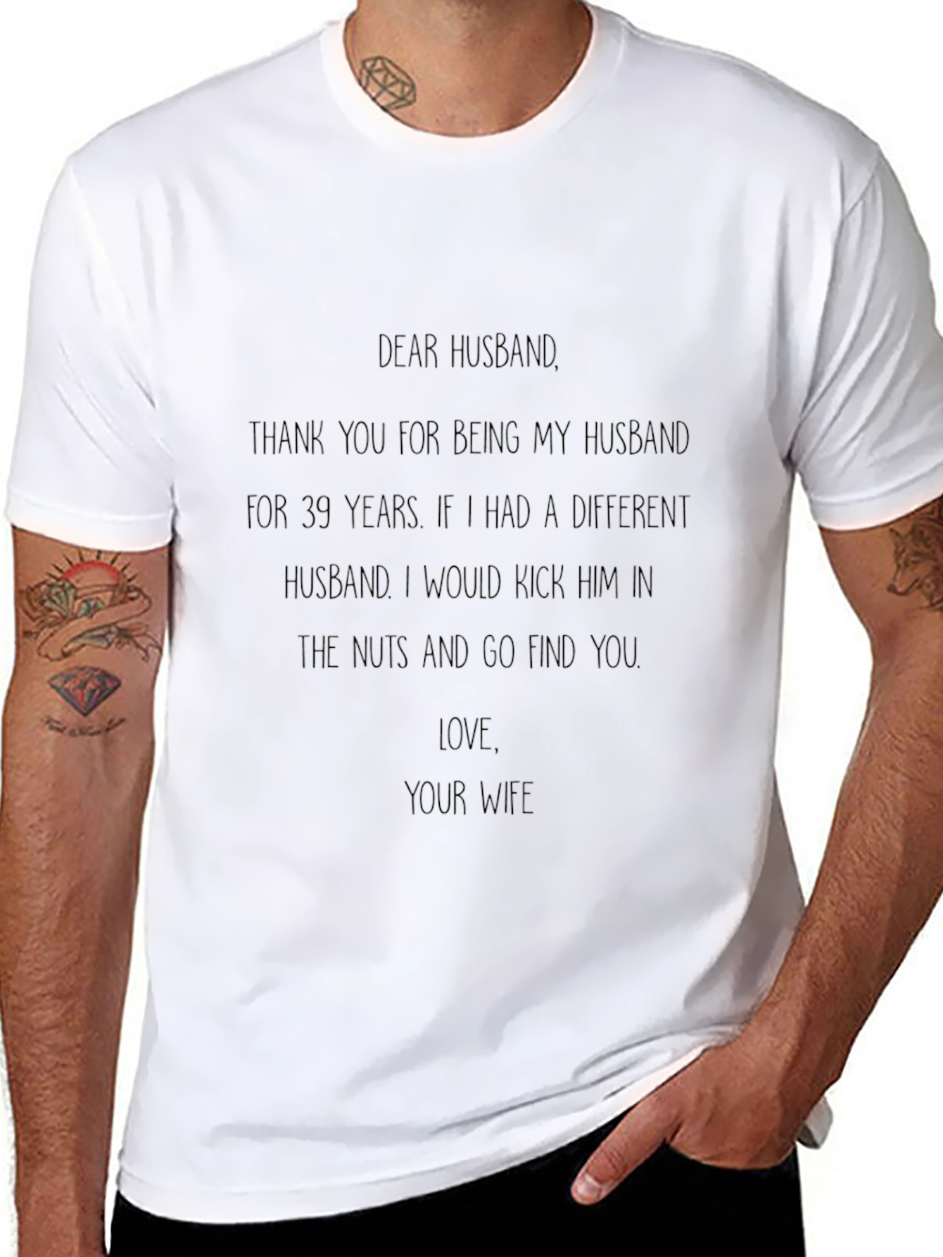 Husband 39th Anniversary T-Shirt