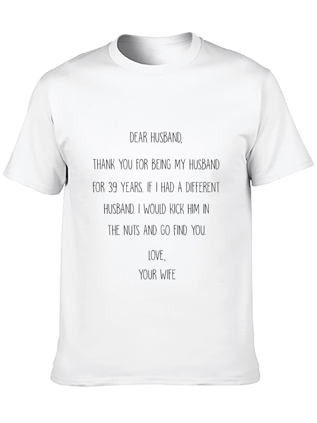 Husband 39th Anniversary T-Shirt