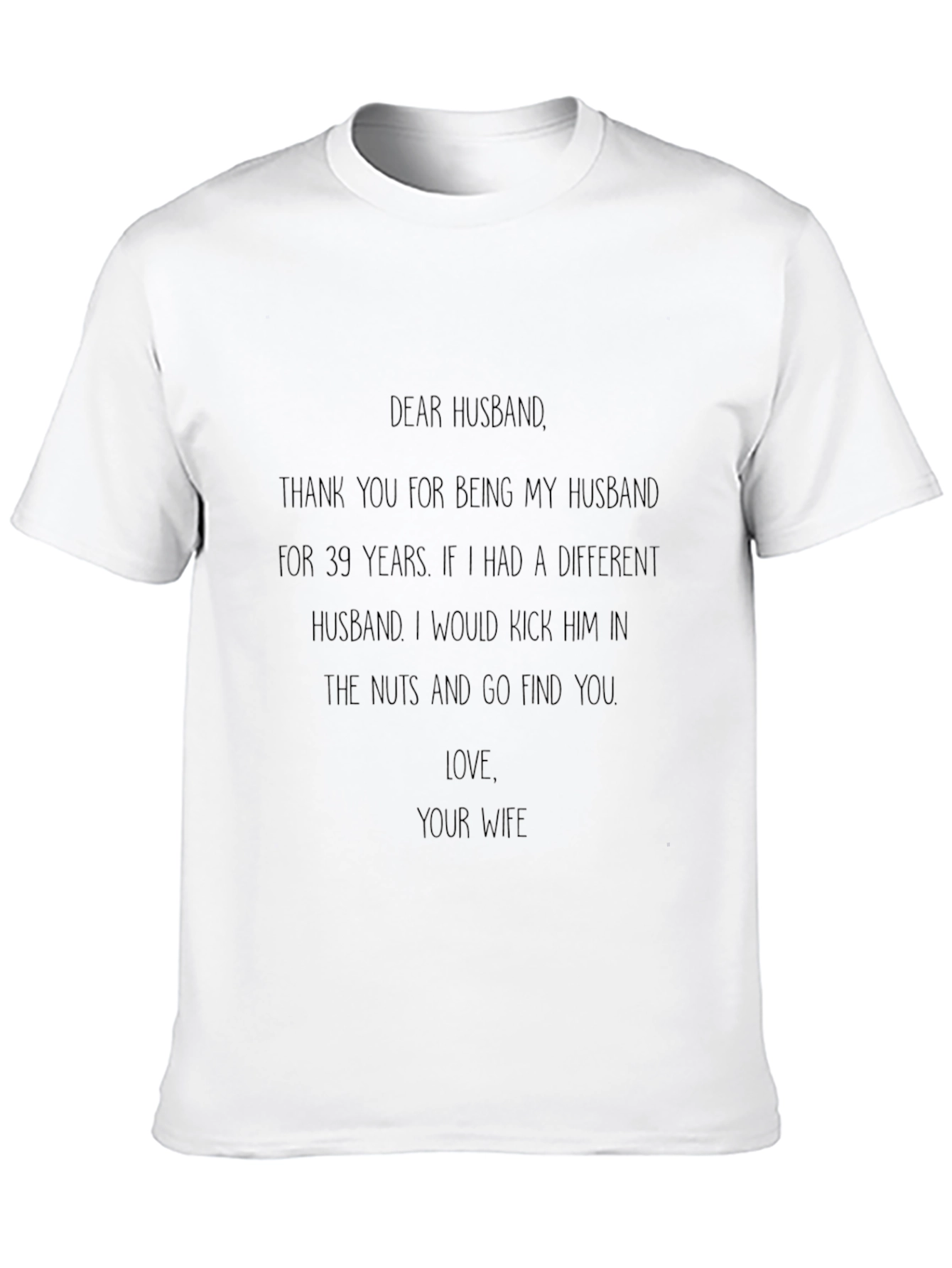 Husband 39th Anniversary T-Shirt