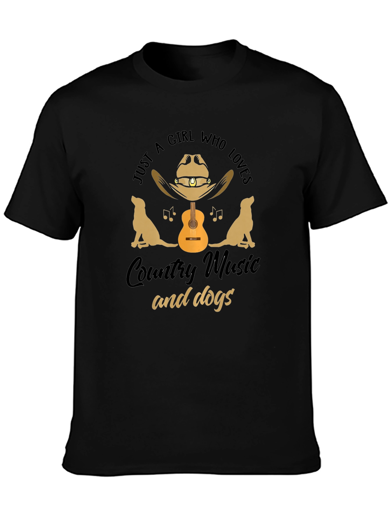 Country Music & Dog Lover Graphic Tee
