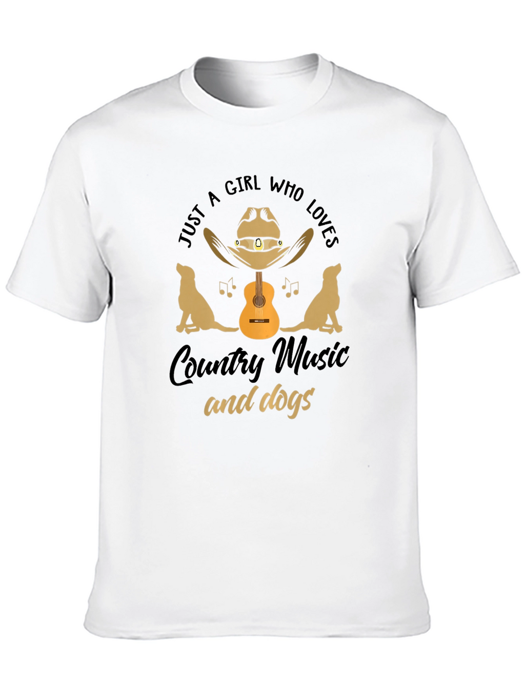 Country Music & Dog Lover Graphic Tee