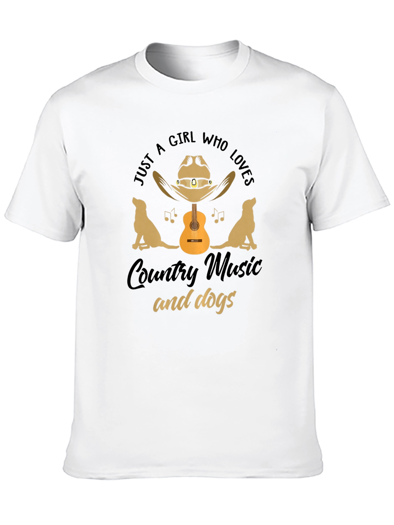 Country Music & Dog Lover Graphic Tee