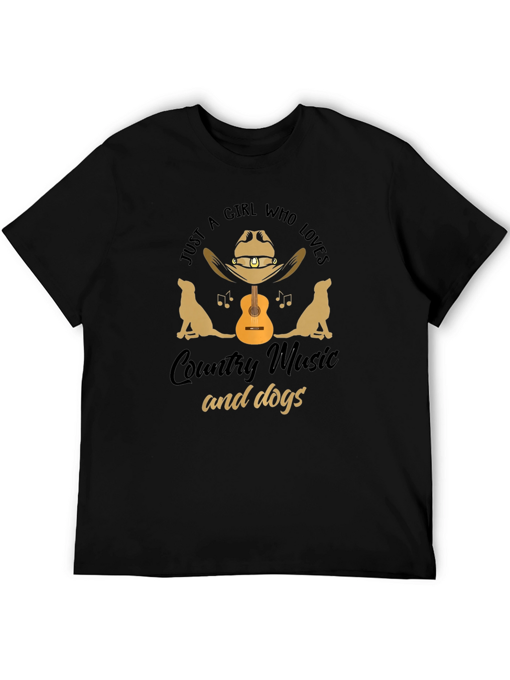 Country Music & Dog Lover Graphic Tee
