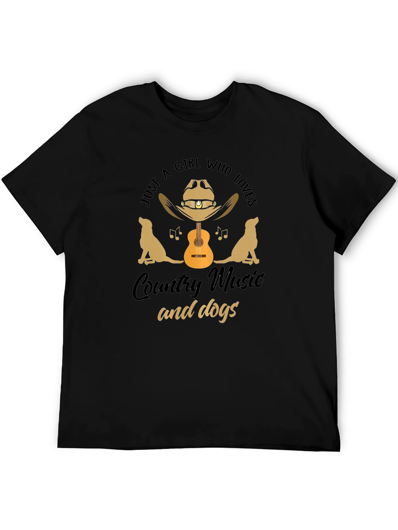 Country Music & Dog Lover Graphic Tee