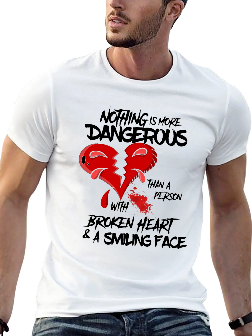 Dangerous Broken Heart Graphic Tee