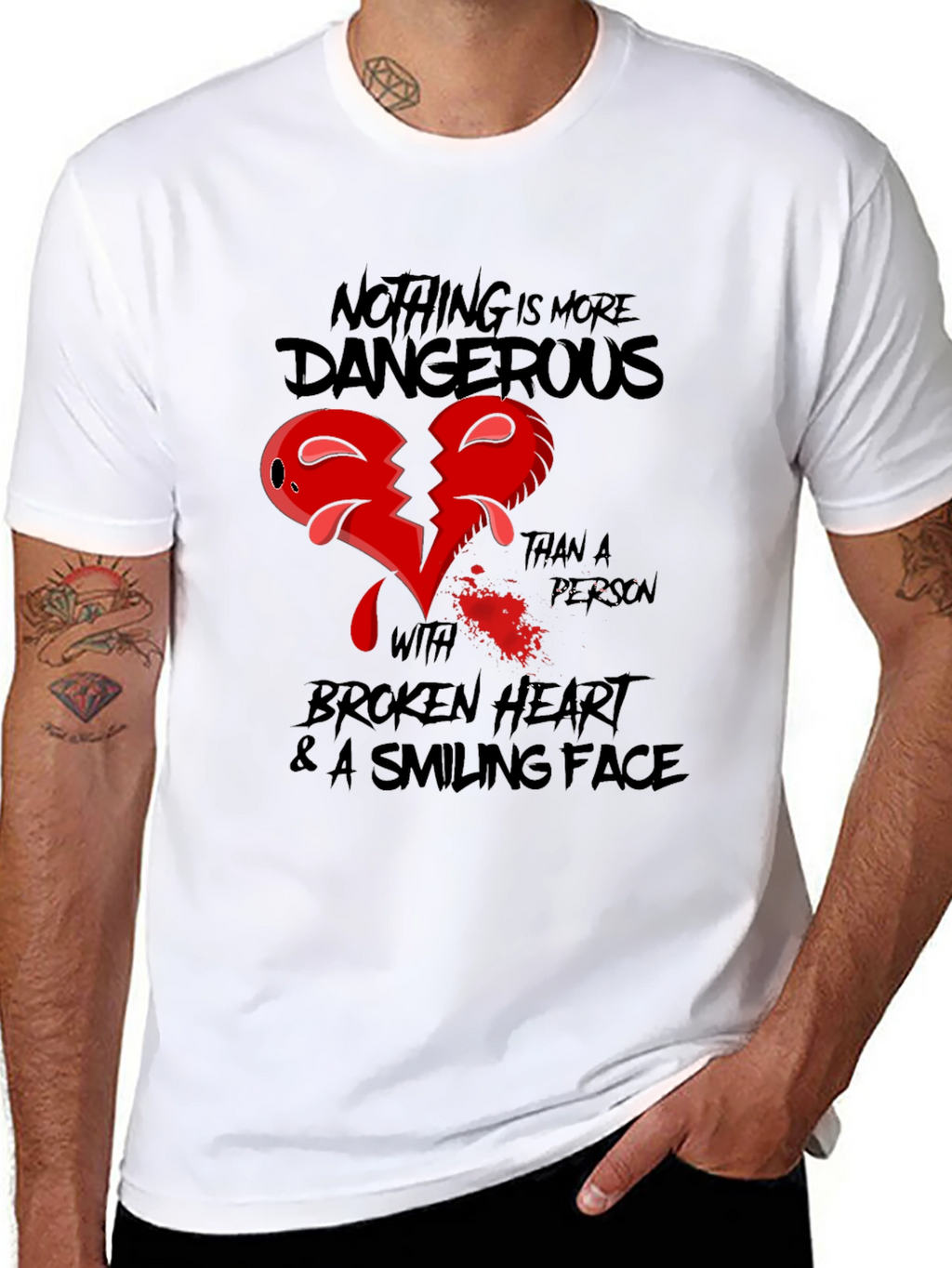 Dangerous Broken Heart Graphic Tee