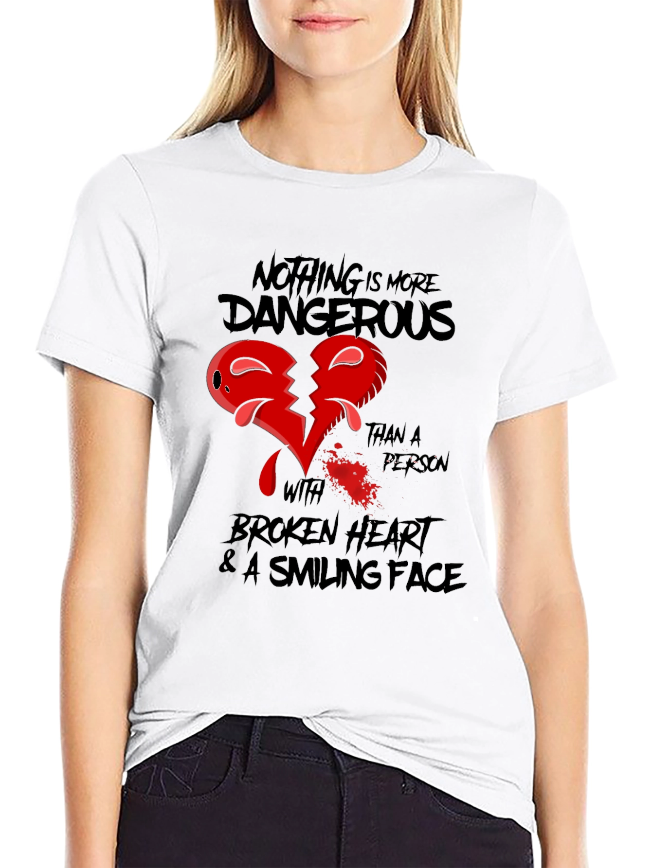 Dangerous Broken Heart Graphic Tee