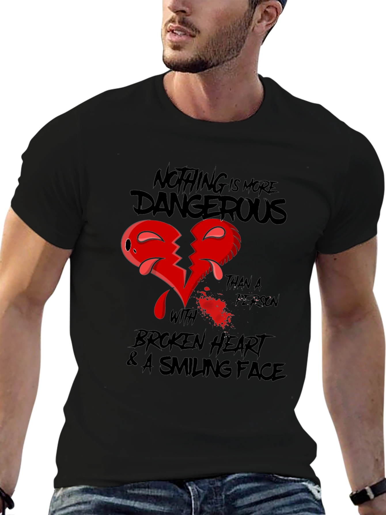 Dangerous Broken Heart Graphic Tee