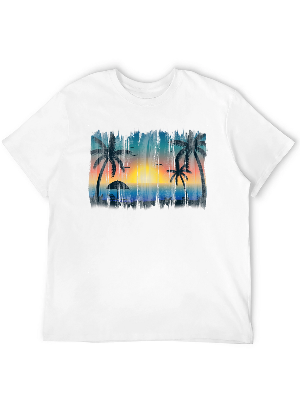 Tropical Beach Sunset T-Shirt