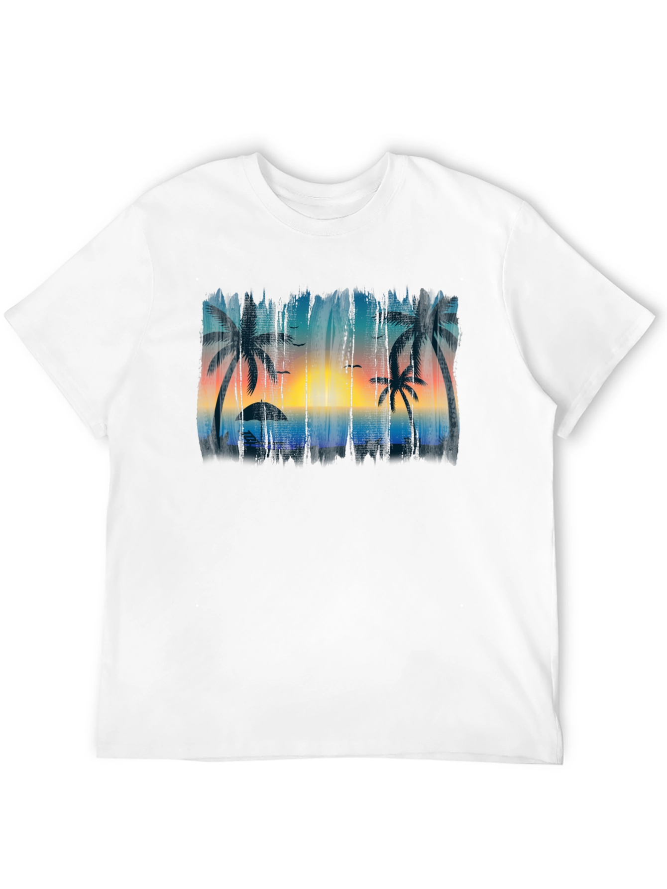 Tropical Beach Sunset T-Shirt