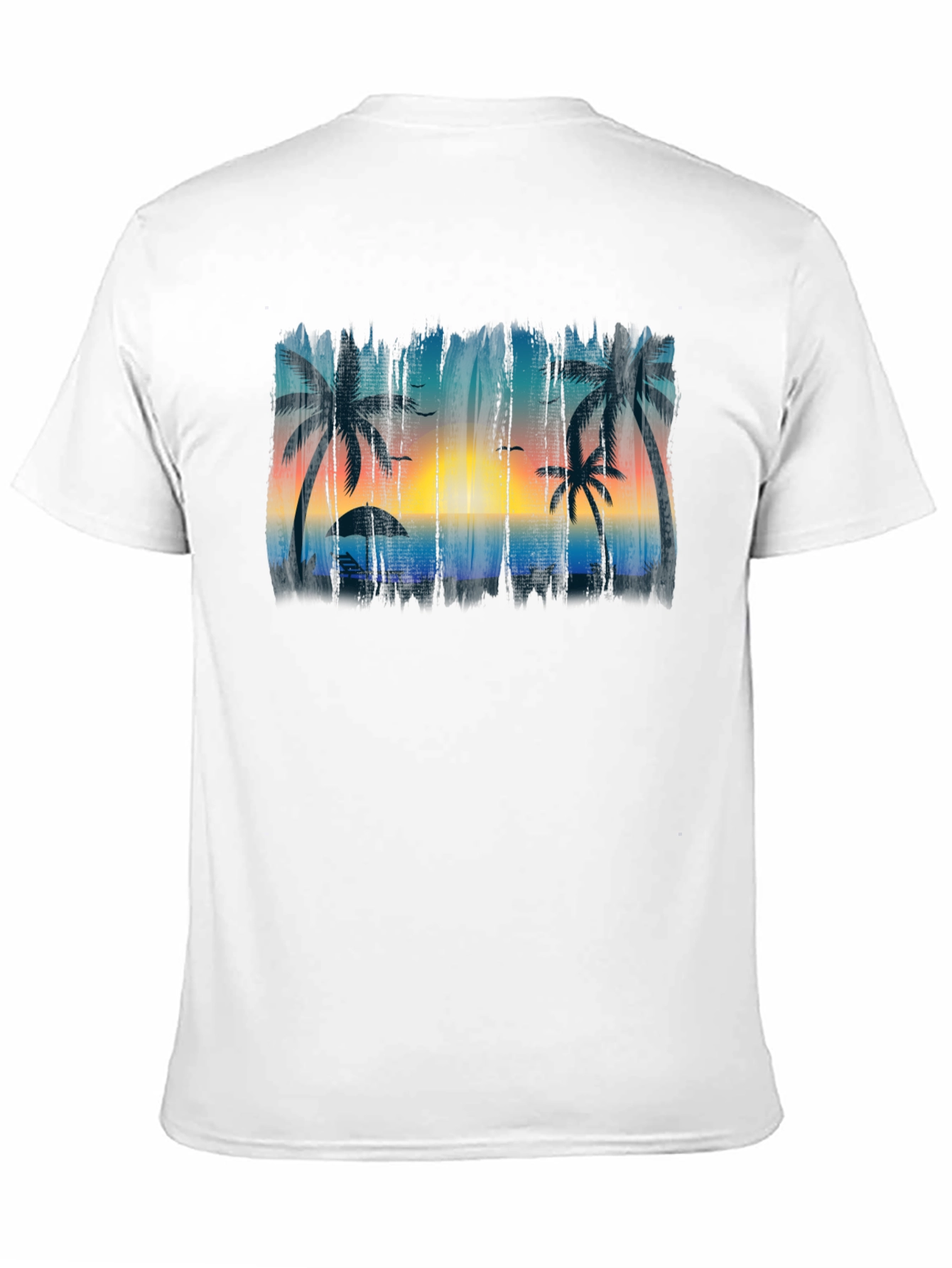 Tropical Beach Sunset T-Shirt