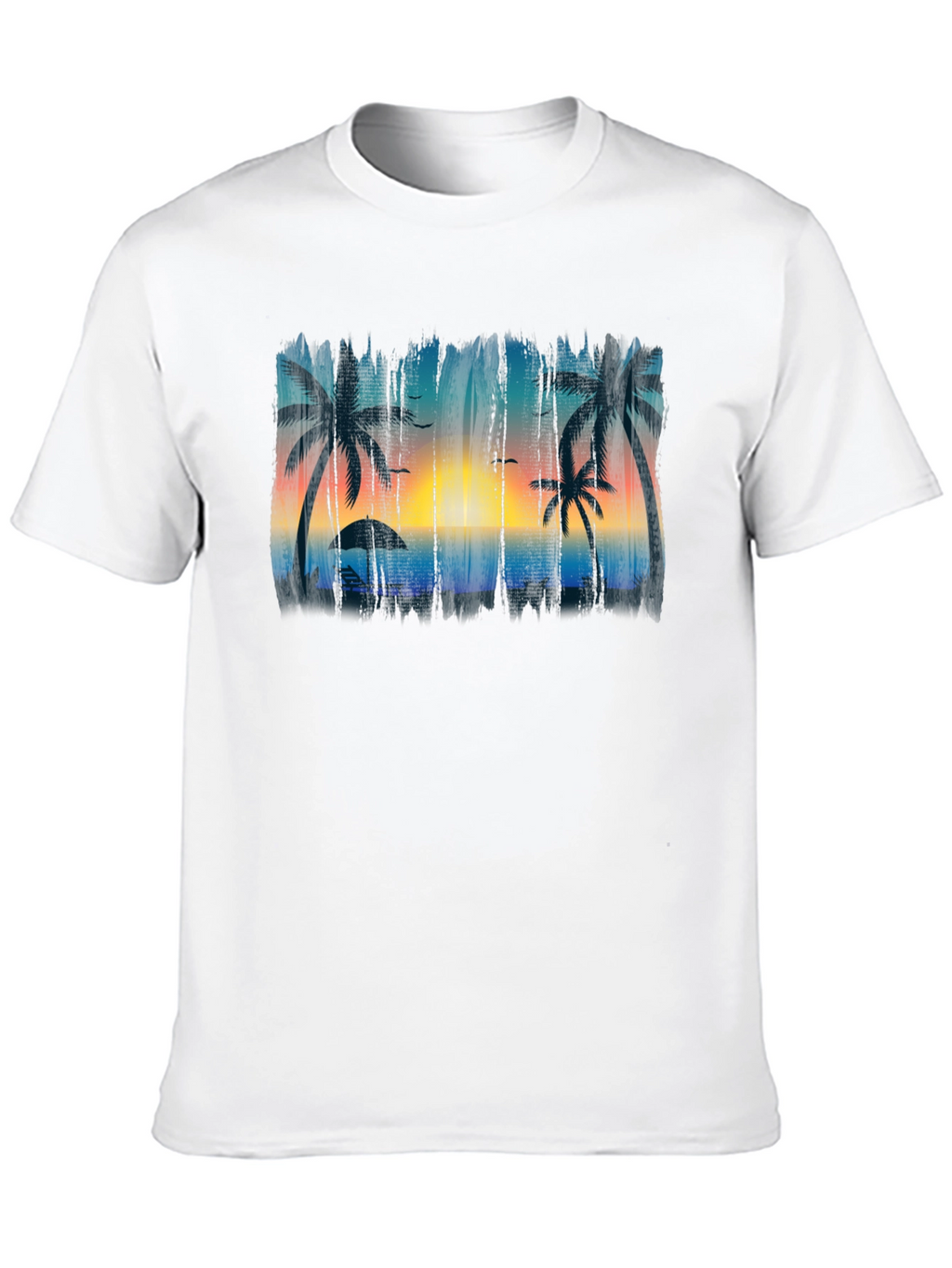Tropical Beach Sunset T-Shirt