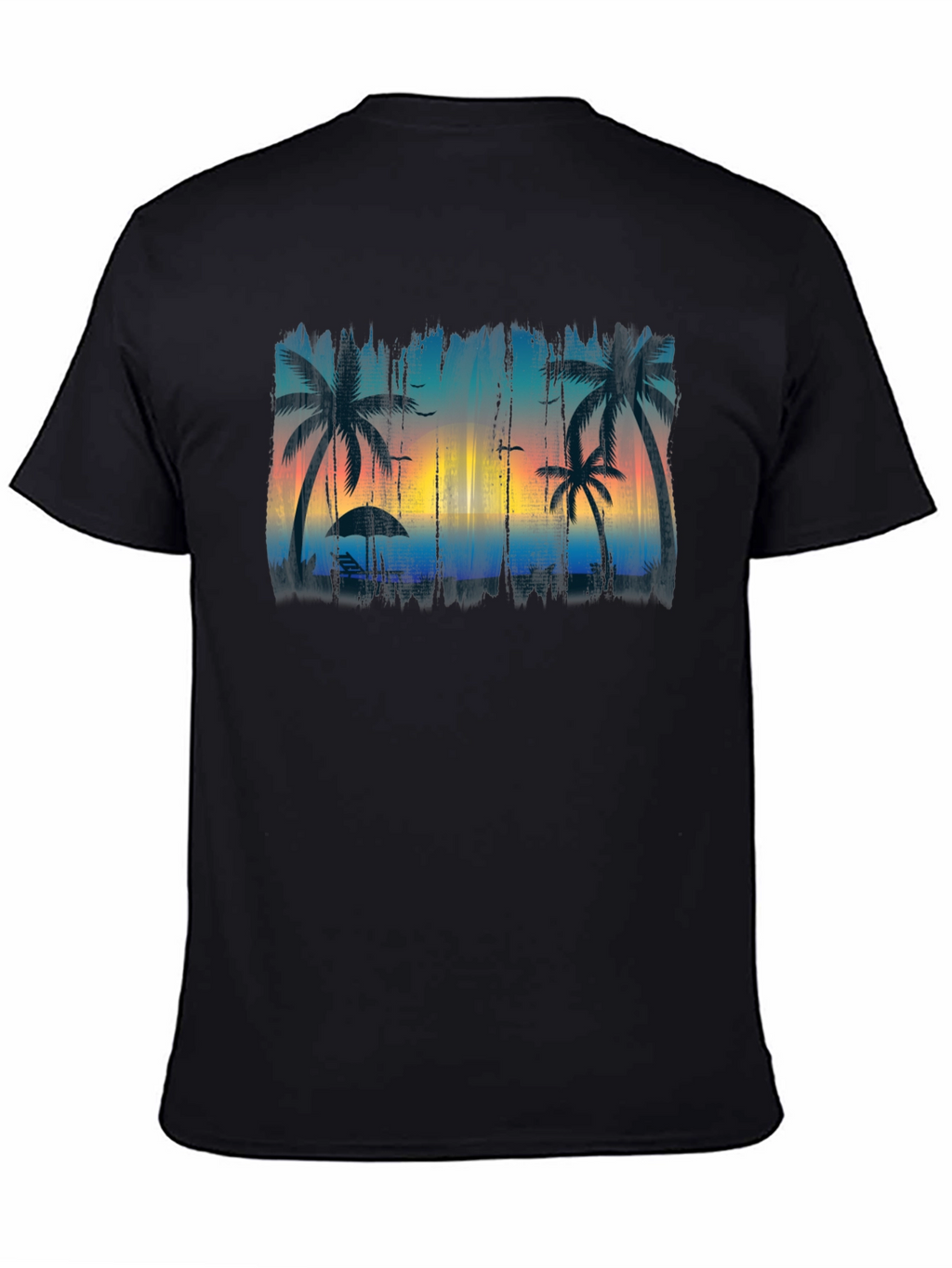 Tropical Beach Sunset T-Shirt