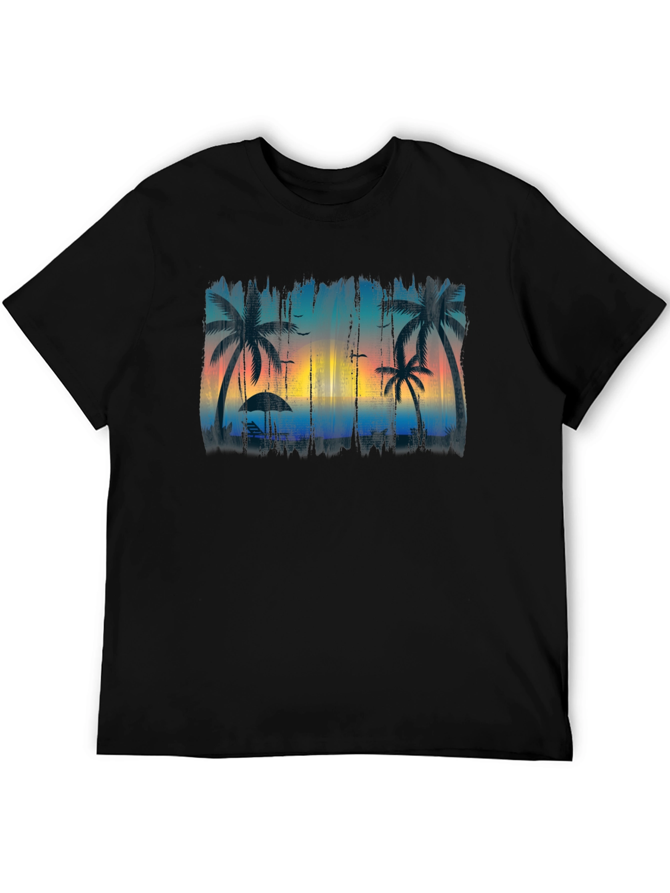 Tropical Beach Sunset T-Shirt