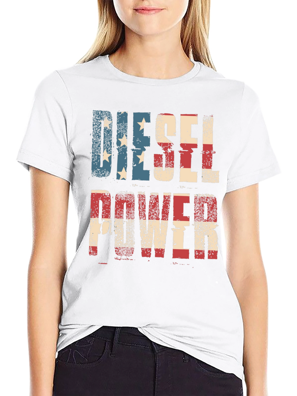 Diesel Power American Flag T-Shirt