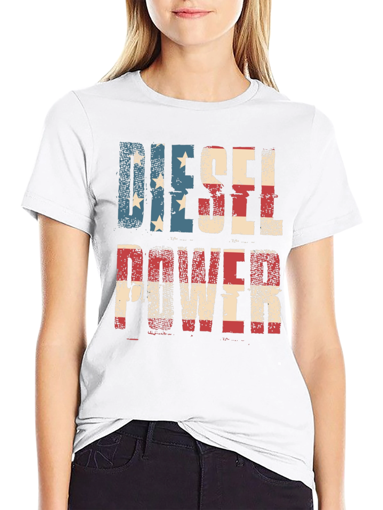 Diesel Power American Flag T-Shirt