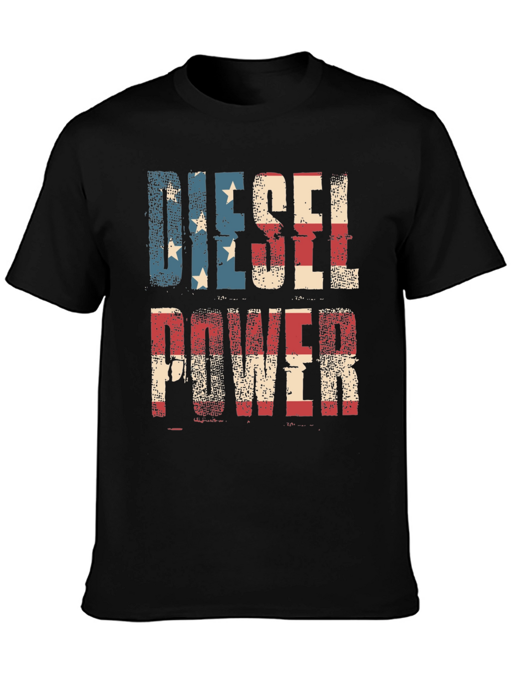 Diesel Power American Flag T-Shirt
