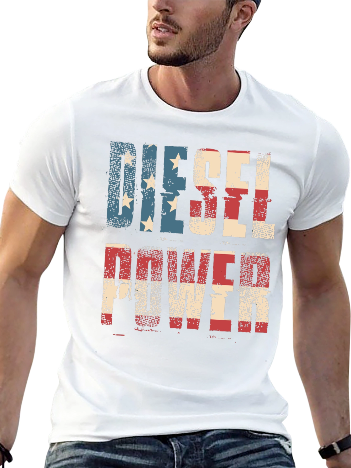 Diesel Power American Flag T-Shirt