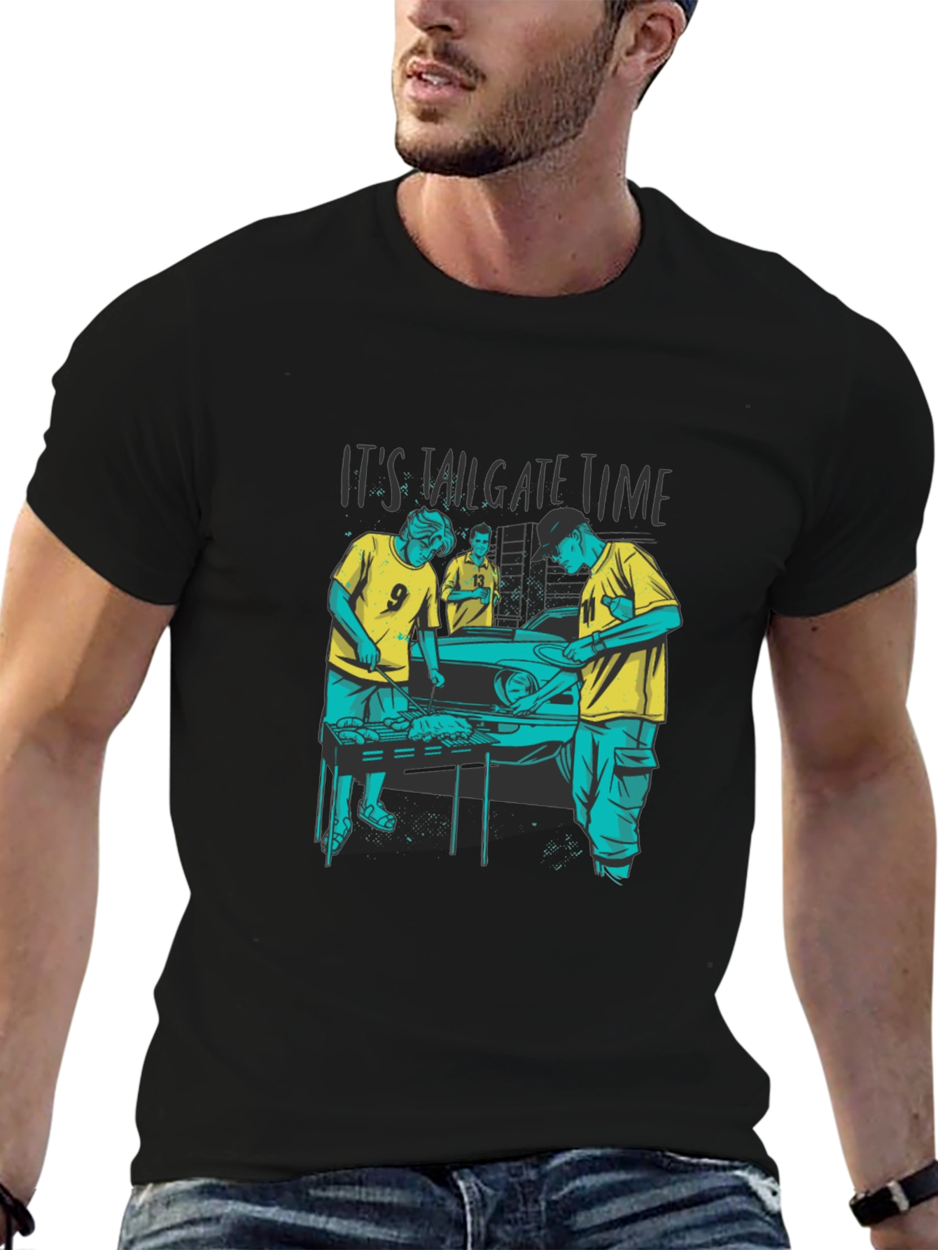 Its Tailgate Time Graphic Tee