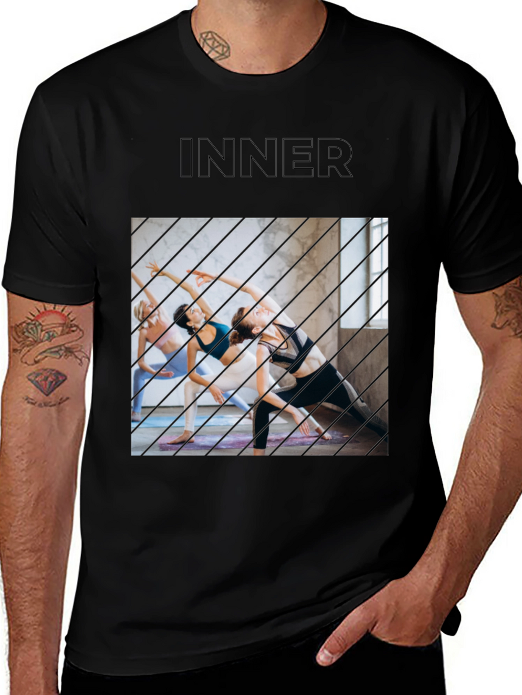 Inner Peace T-Shirt: Yoga Inspired Comfort