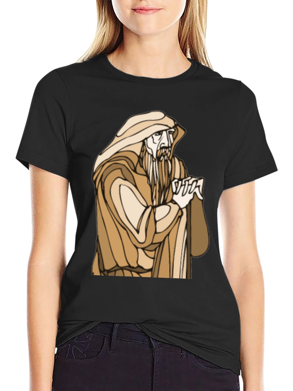 Wizard Graphic Tee - Mens Black T-Shirt