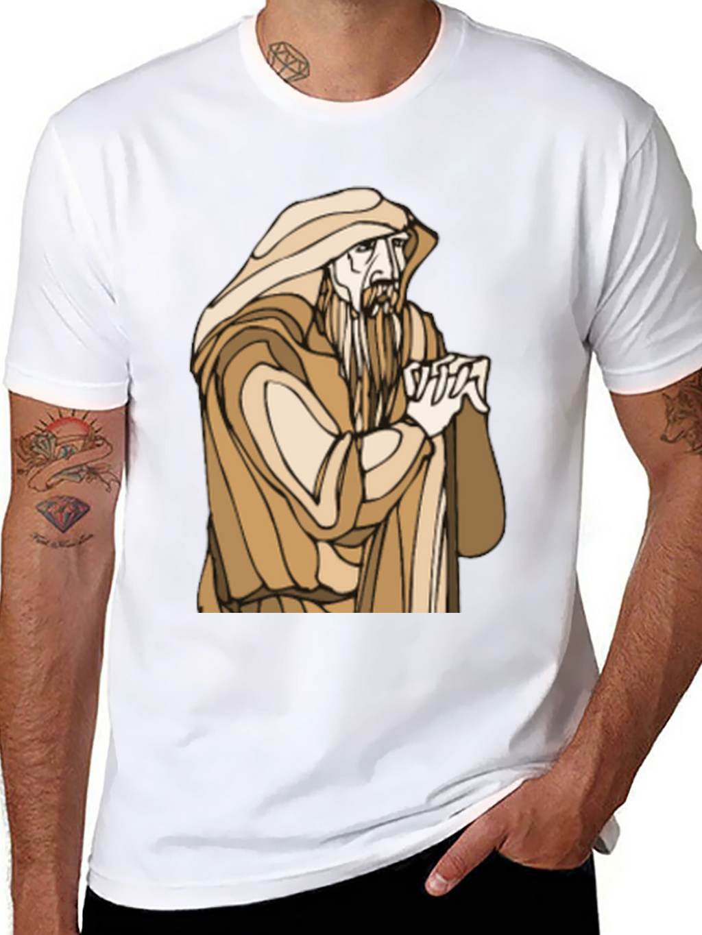 Wizard Graphic Tee - Mens Black T-Shirt