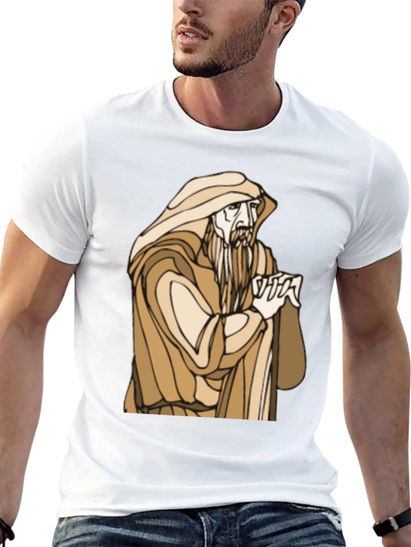 Wizard Graphic Tee - Mens Black T-Shirt