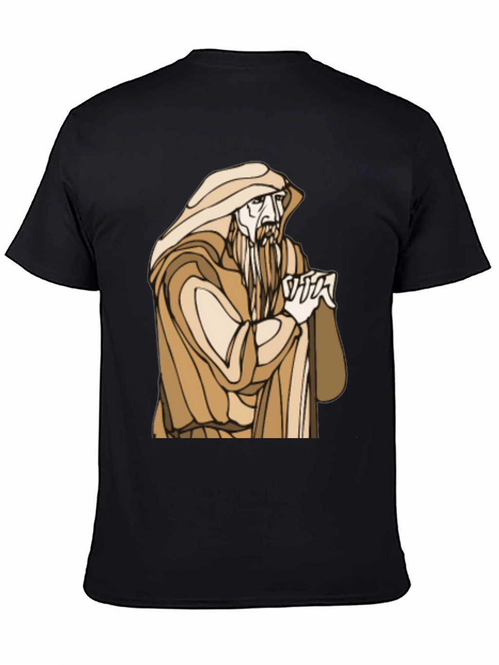 Wizard Graphic Tee - Mens Black T-Shirt