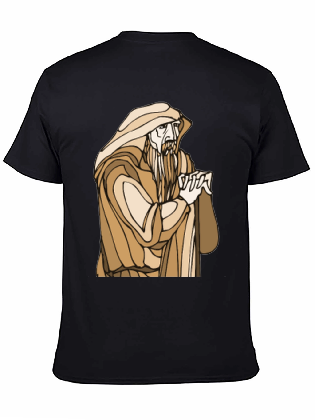Wizard Graphic Tee - Mens Black T-Shirt