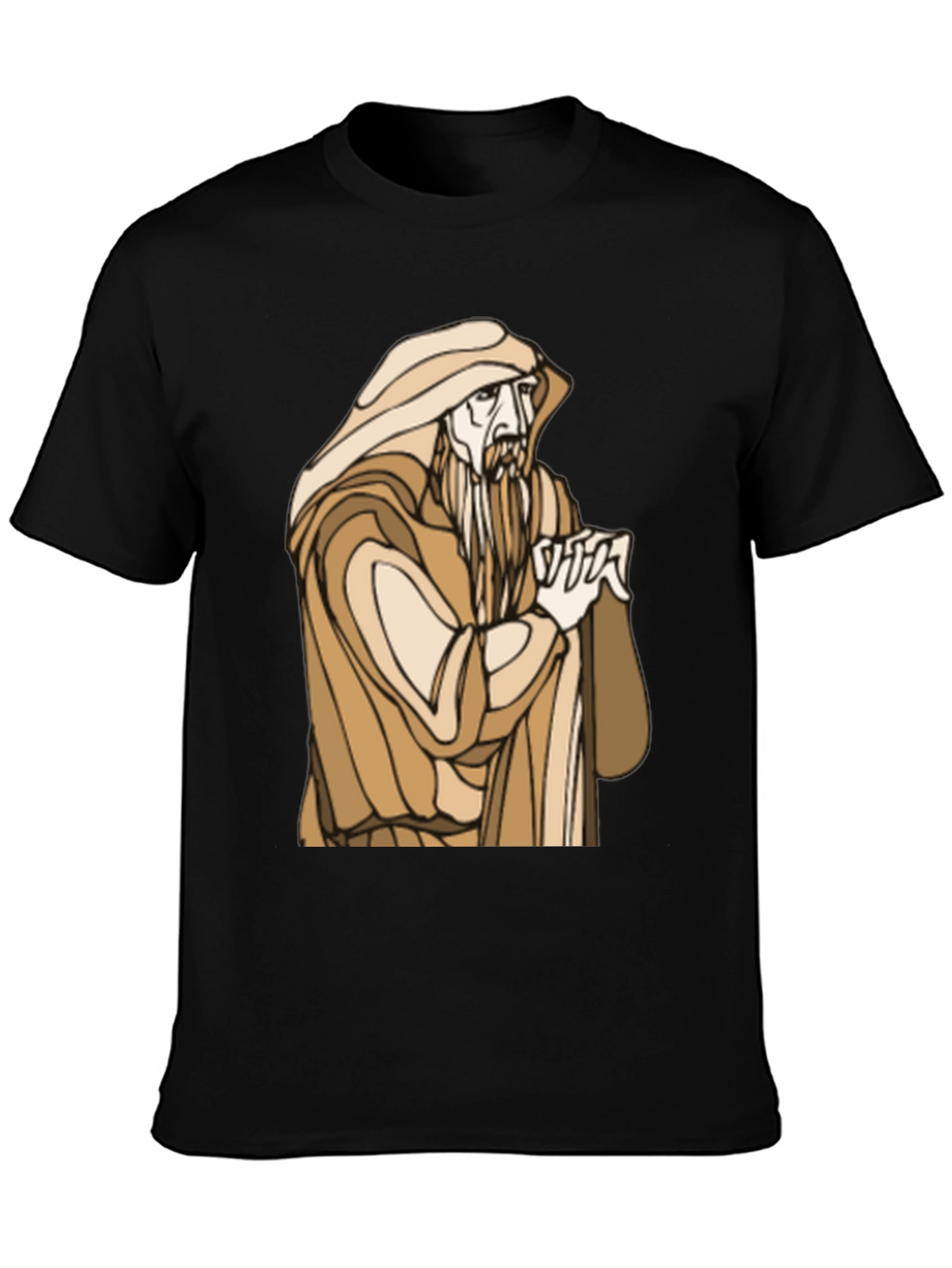 Wizard Graphic Tee - Mens Black T-Shirt