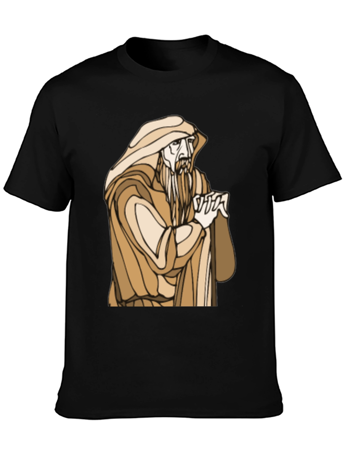 Wizard Graphic Tee - Mens Black T-Shirt