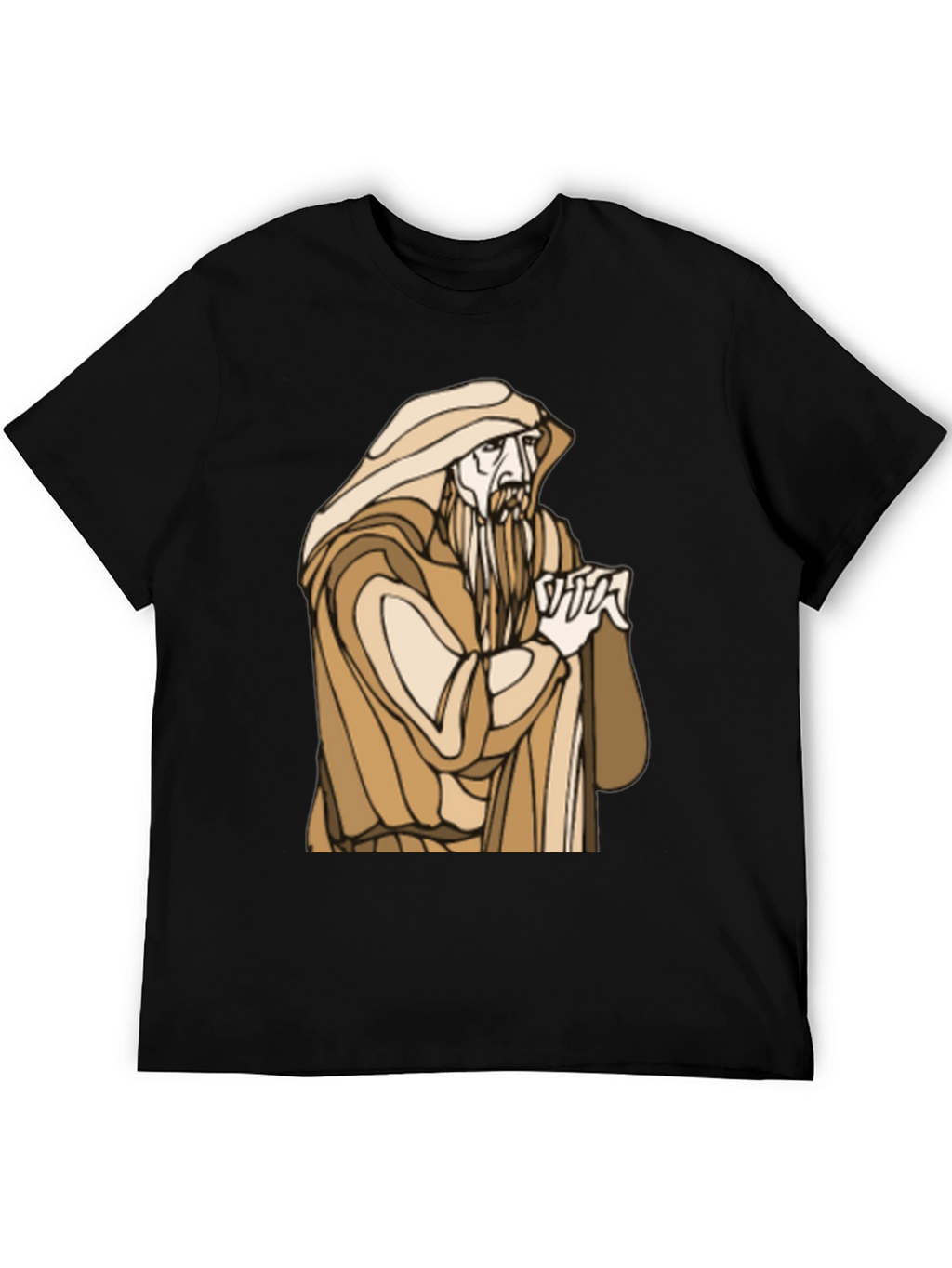 Wizard Graphic Tee - Mens Black T-Shirt