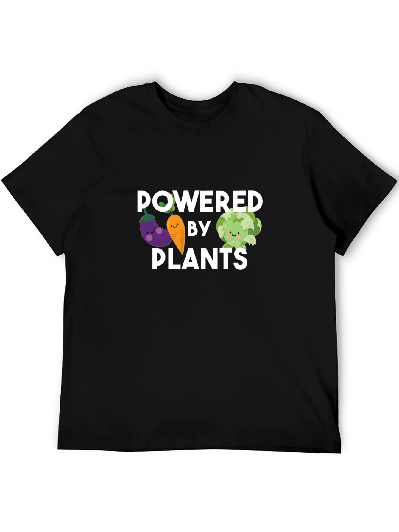 Powered by Plants T-Shirt - Vegan Lifestyle Tee