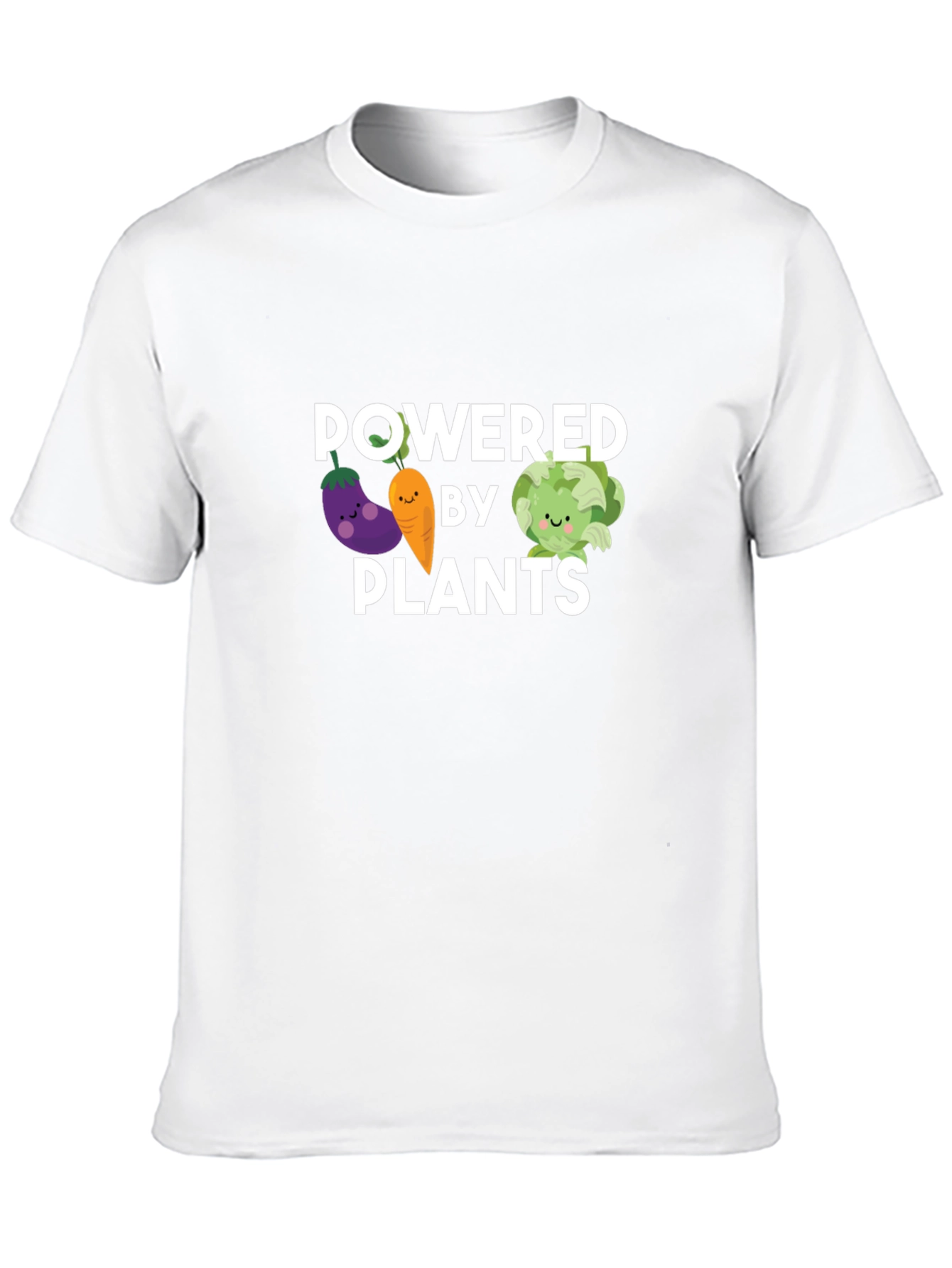 Powered by Plants T-Shirt - Vegan Lifestyle Tee