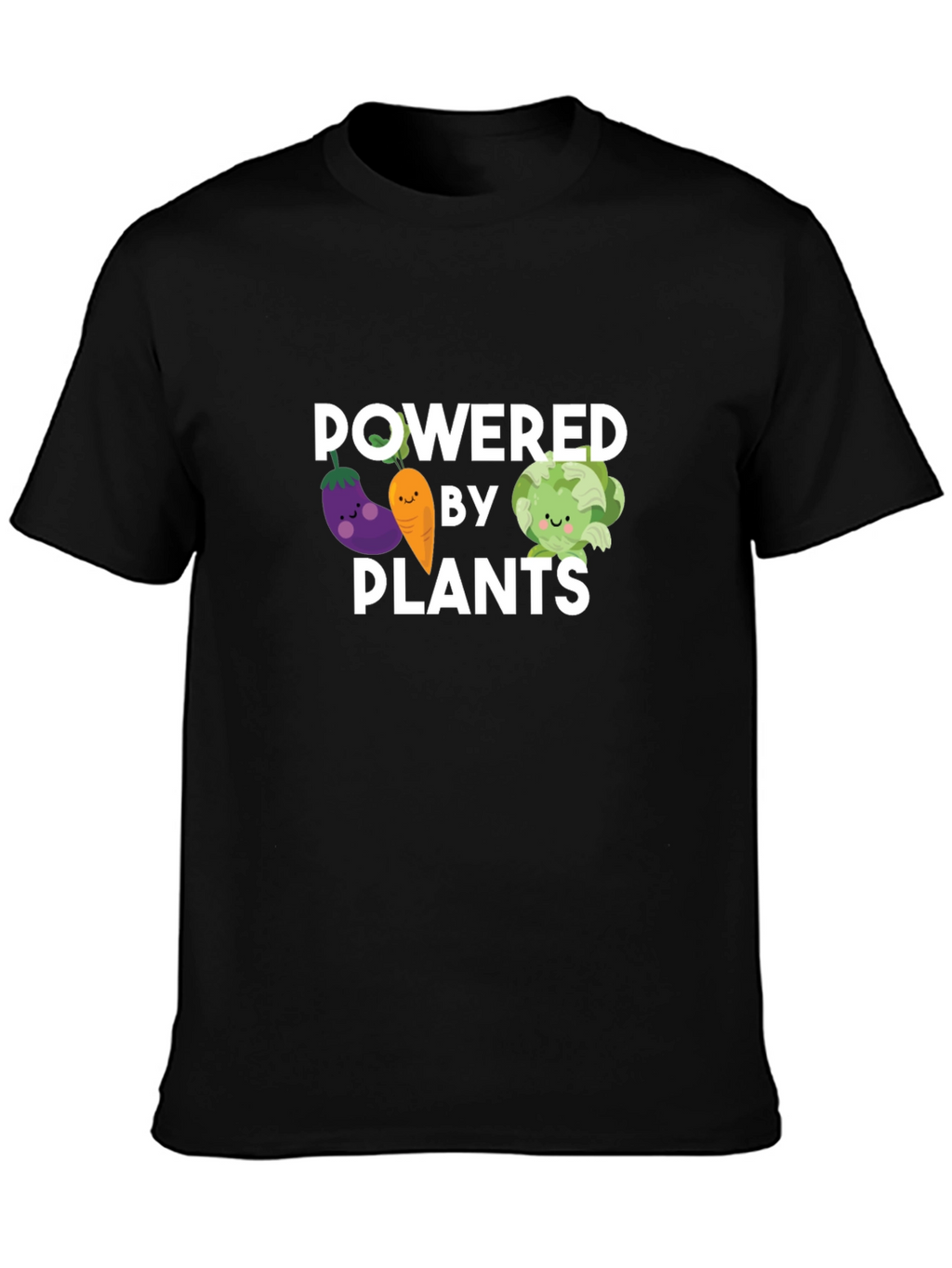 Powered by Plants T-Shirt - Vegan Lifestyle Tee