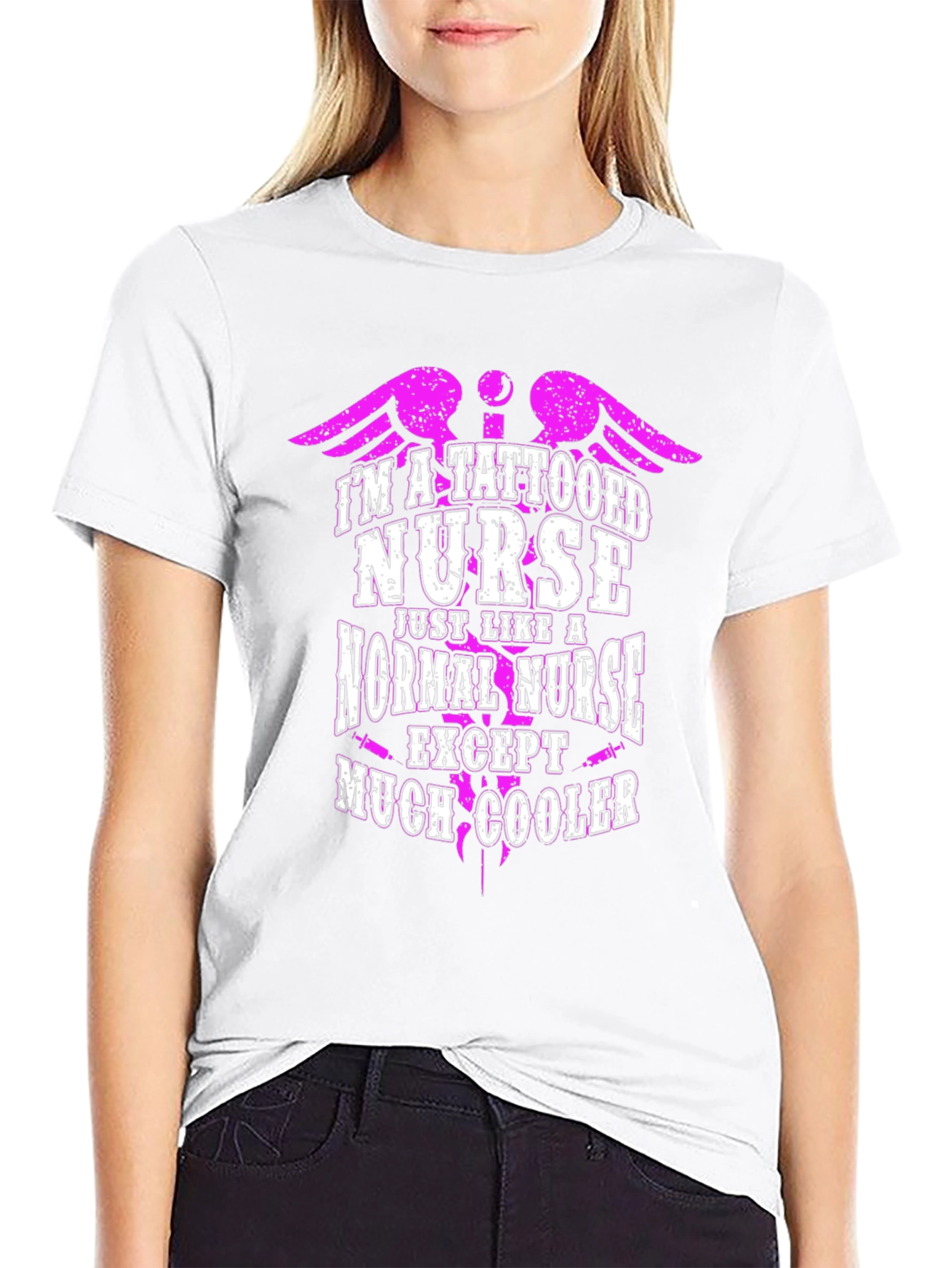 Tattooed Nurse T-Shirt: Edgy Style
