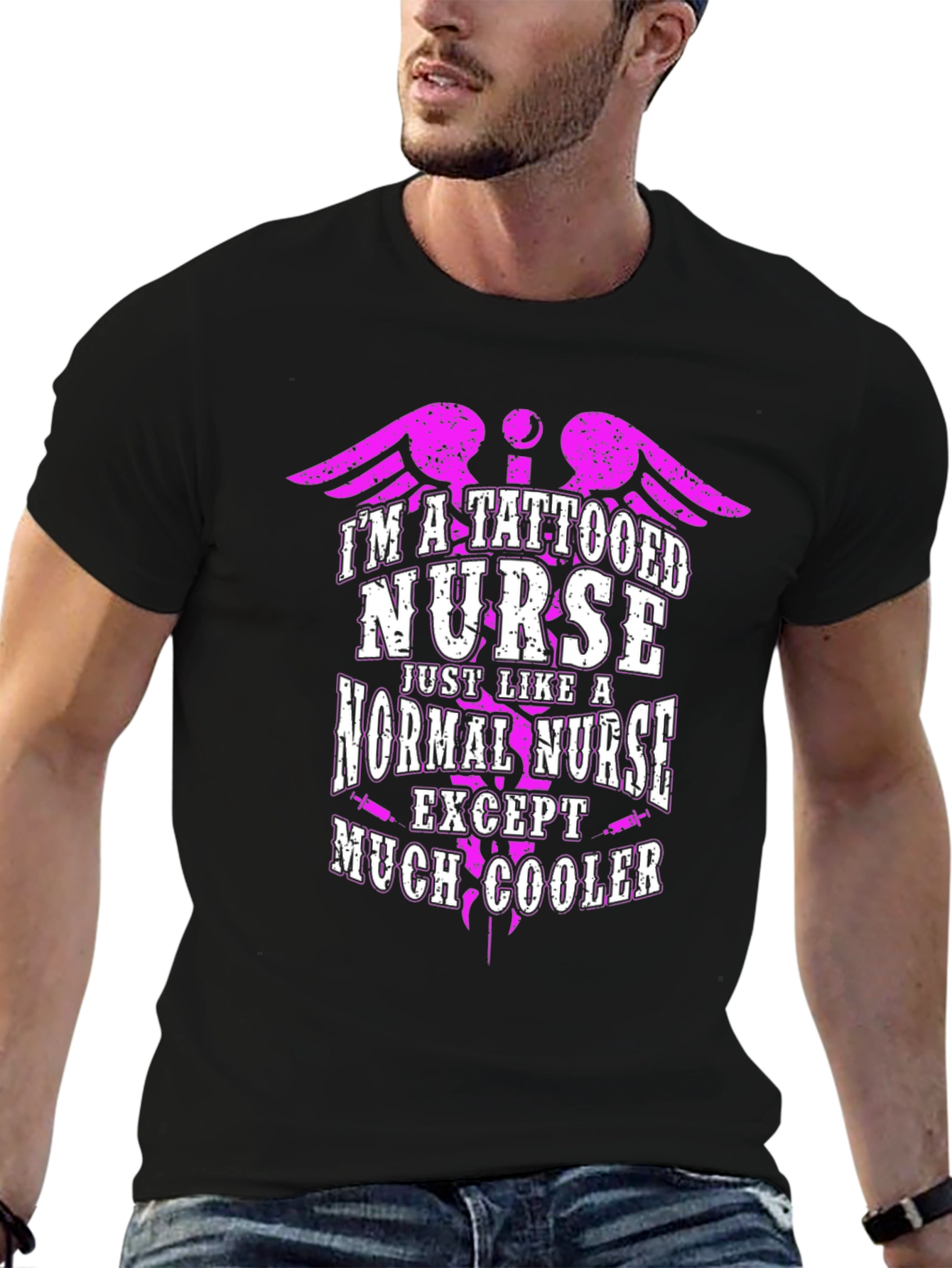 Tattooed Nurse T-Shirt: Edgy Style