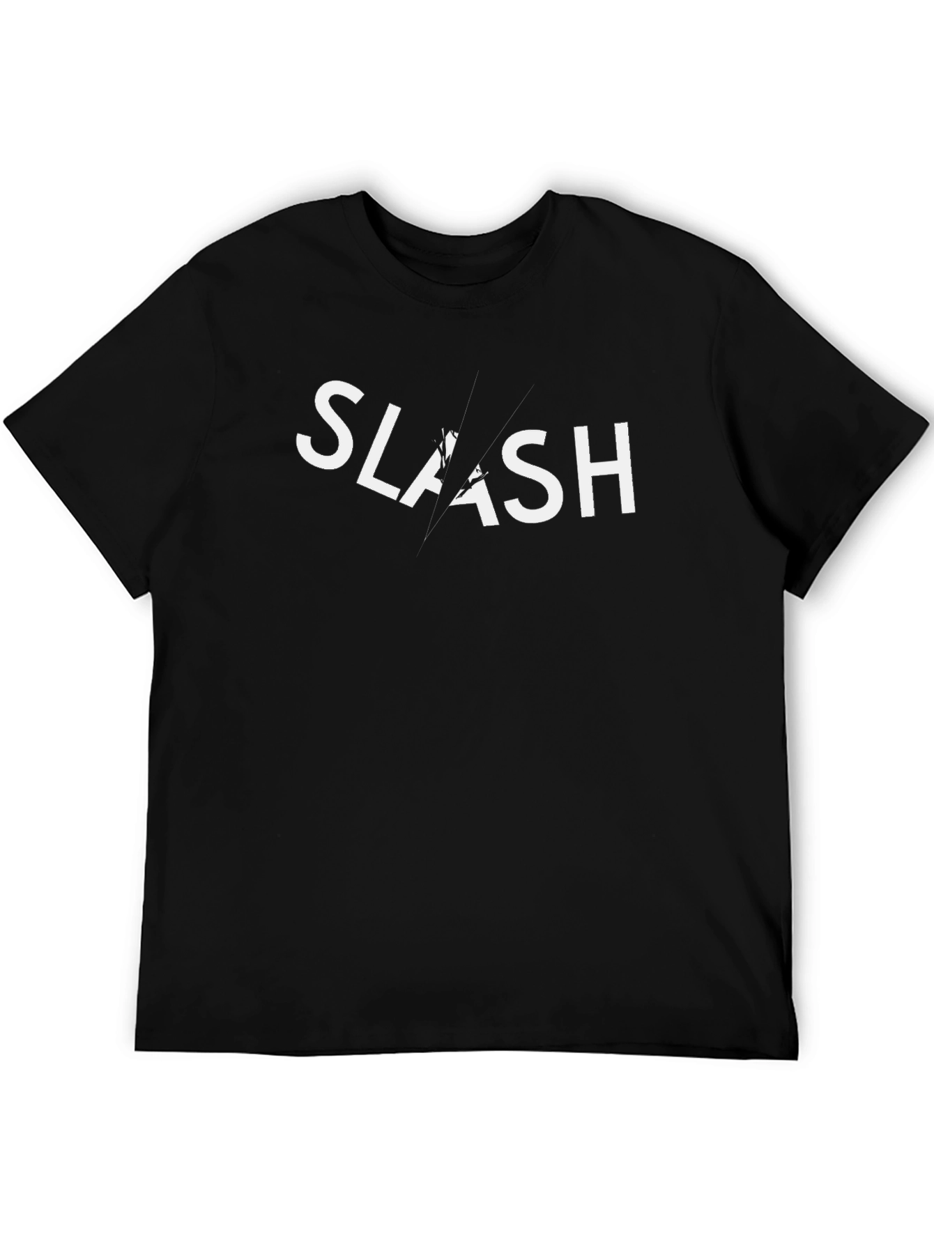 Slash Graphic Black T-Shirt