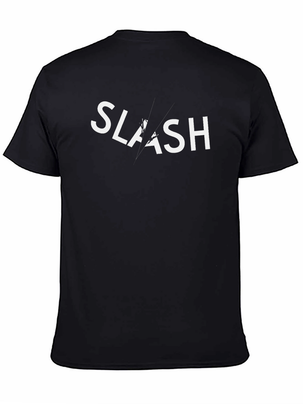 Slash Graphic Black T-Shirt