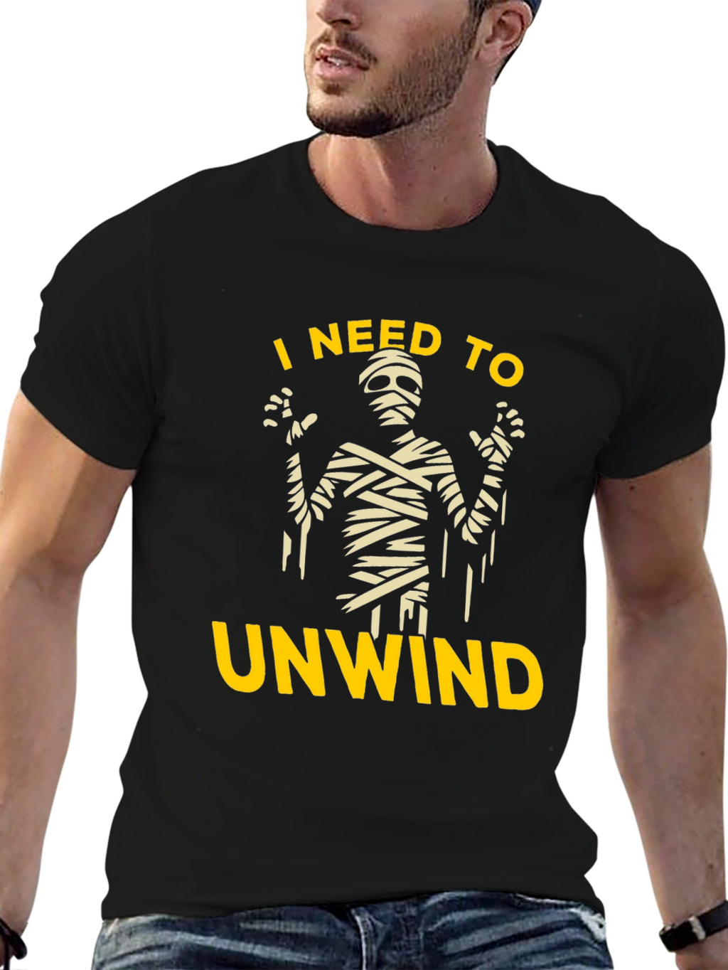 Unwind Mummy Graphic T-Shirt - Relax in Style