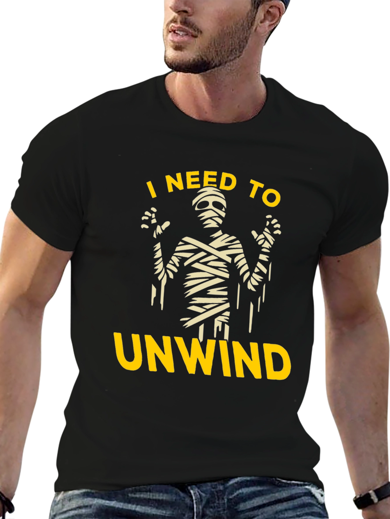 Unwind Mummy Graphic T-Shirt - Relax in Style