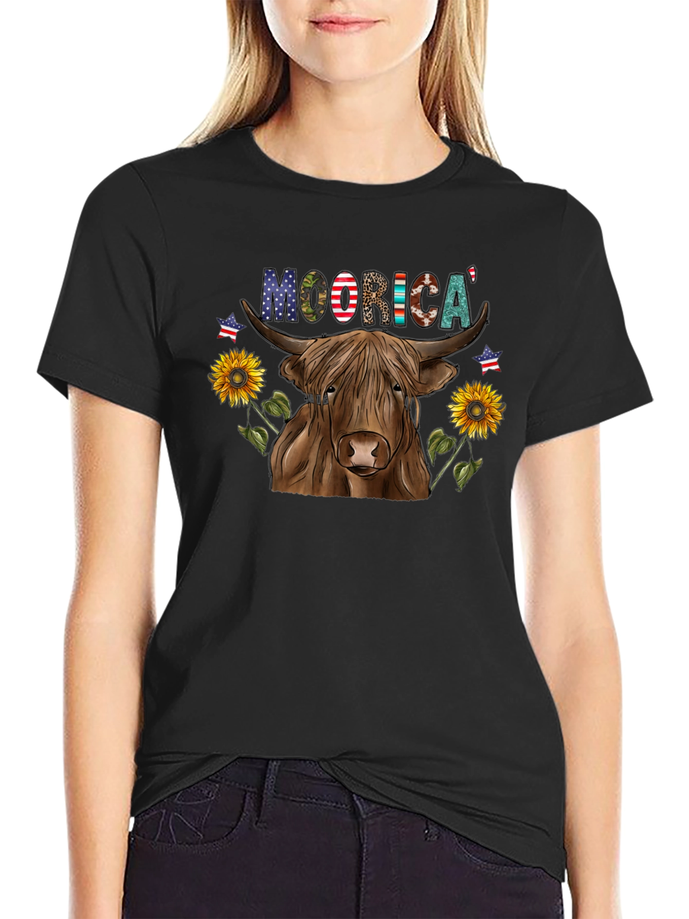 Moorica Highland Cow T-Shirt