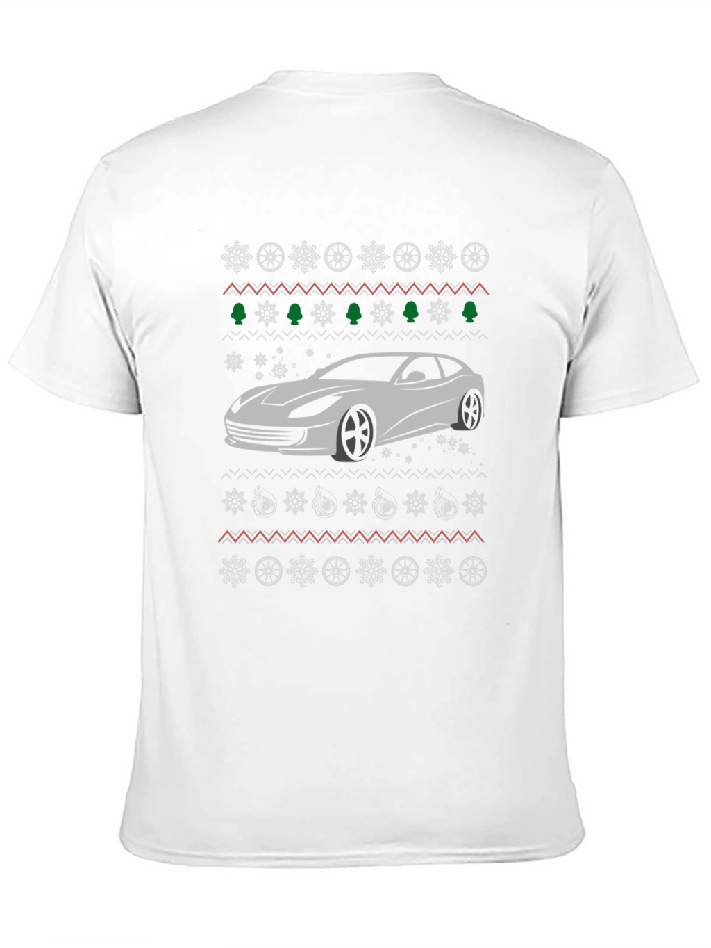 Car Christmas Pattern T-Shirt