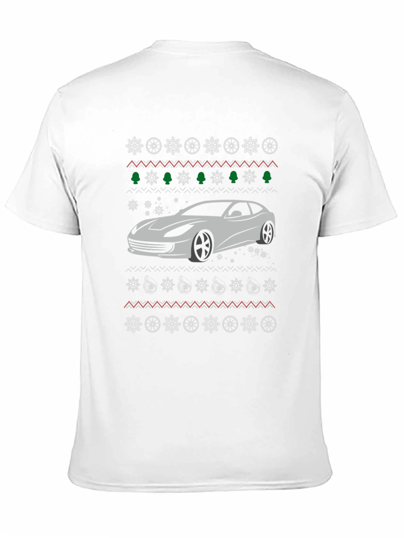 Car Christmas Pattern T-Shirt